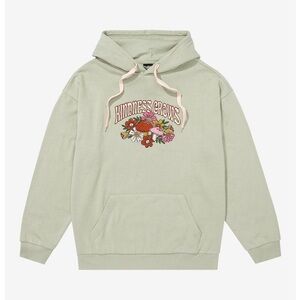 Disney Light Green Hoodie with Floral Design